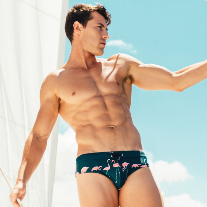 flamingo desenli slip mayo