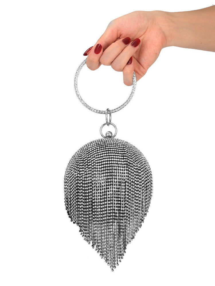 Genesis Taşlı Püsküllü Çanta