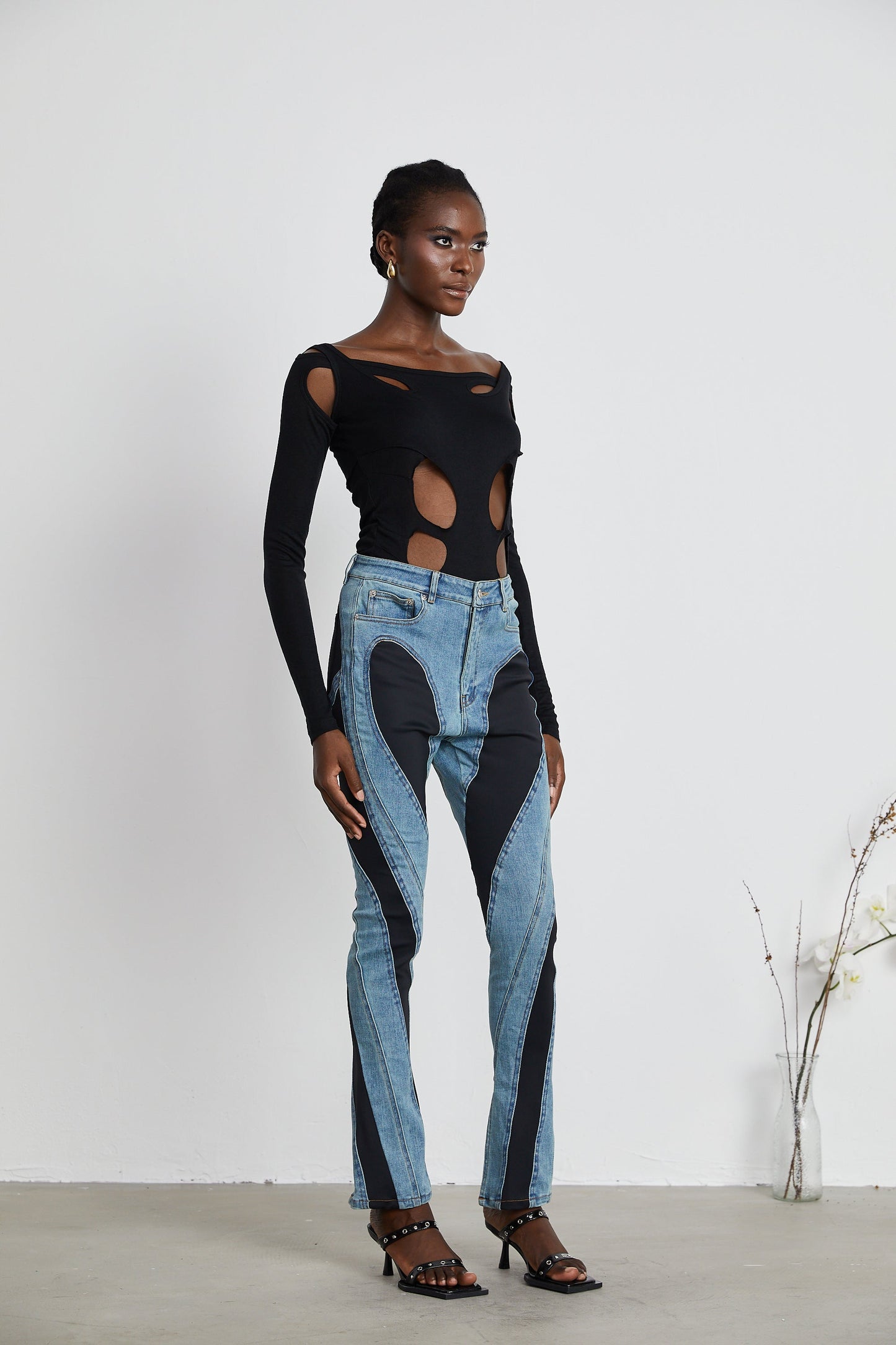 Zafrina Spiral Kot Pantolon