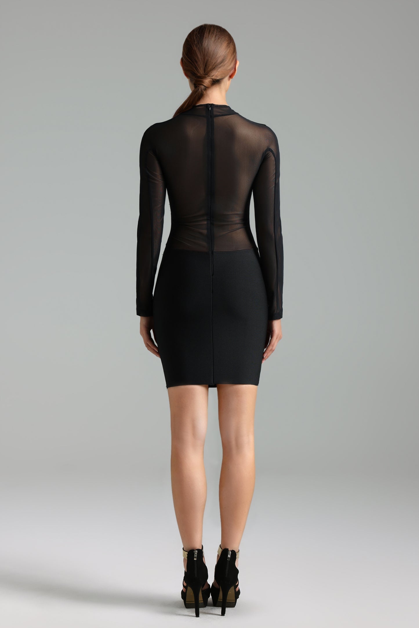 Cinder Halo Bandaj Mini Elbise