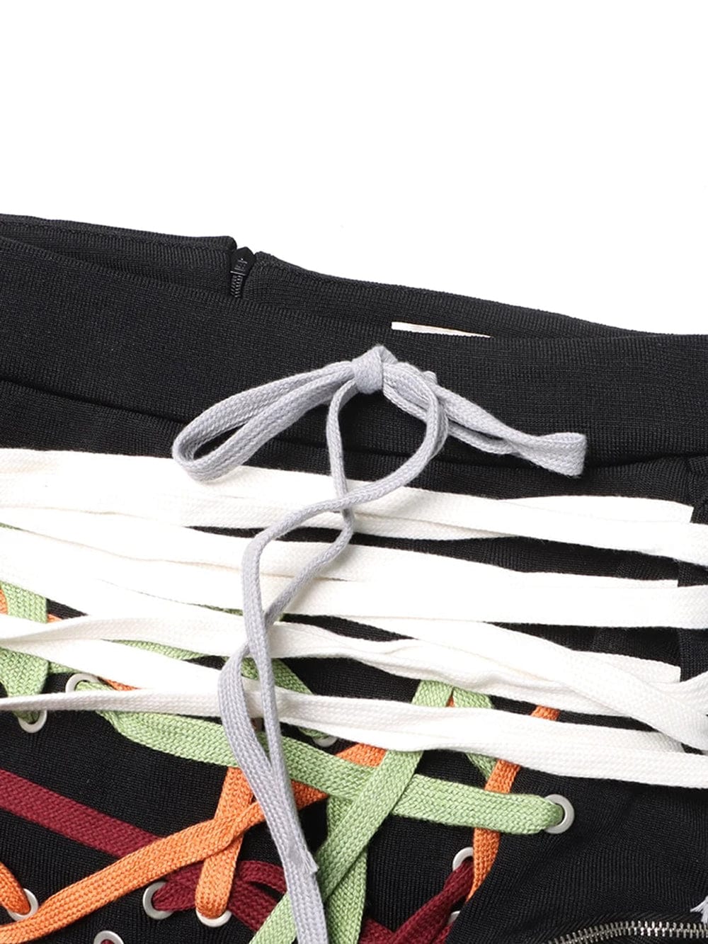 Aurora Bağcık Detaylı Mini Etek