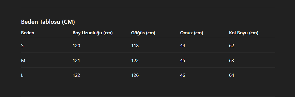 Nynaeve Claridified Uzun Trençkot Ceket