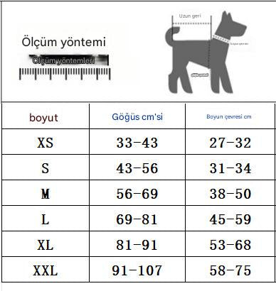 Küçük Orta ve Büyük Boy Köpekler İçin Can Yeleği