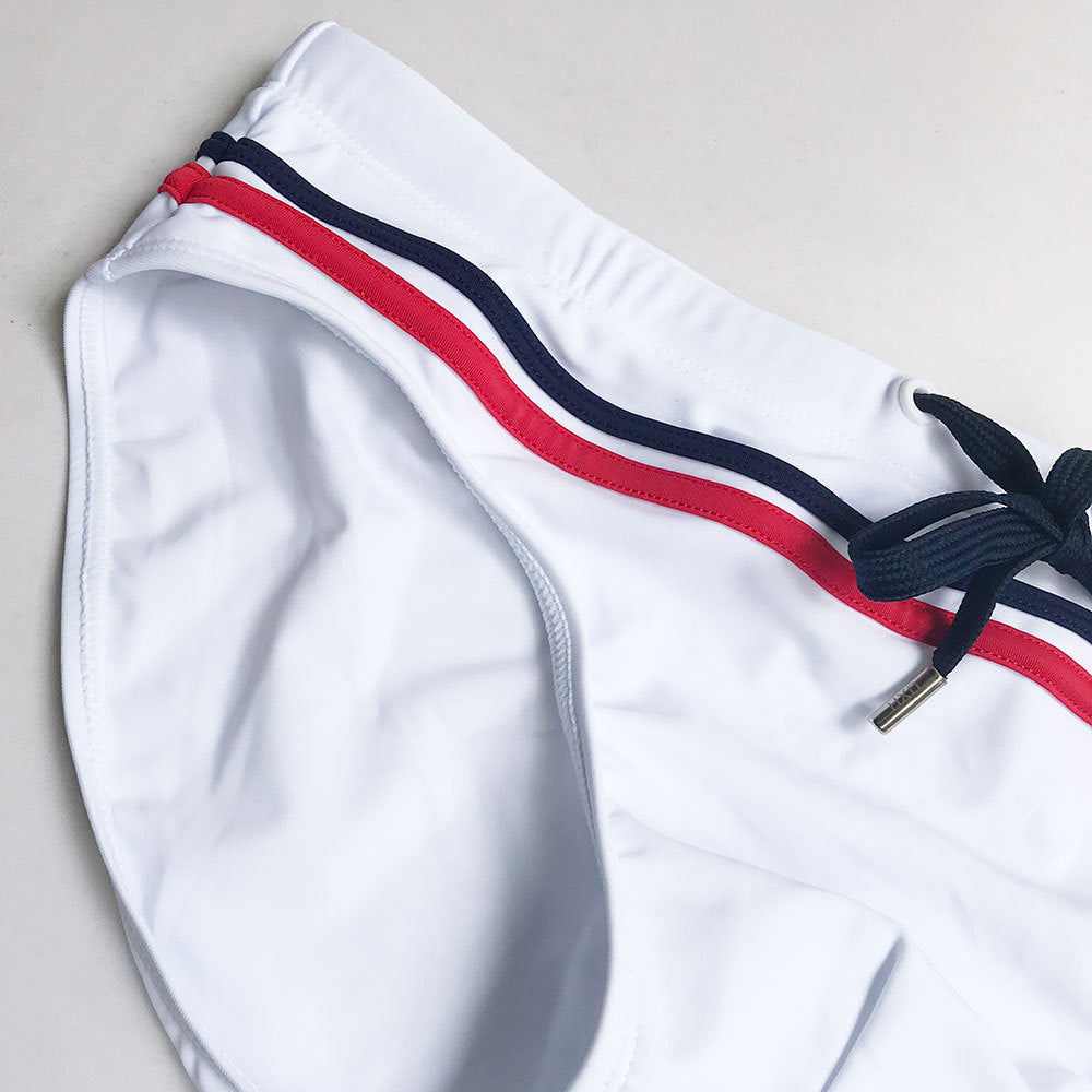 Chez Boys dar erkek slip mayo