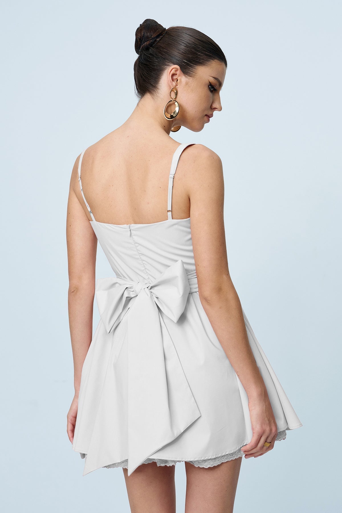 Sagita Mini Elbise Beyaz