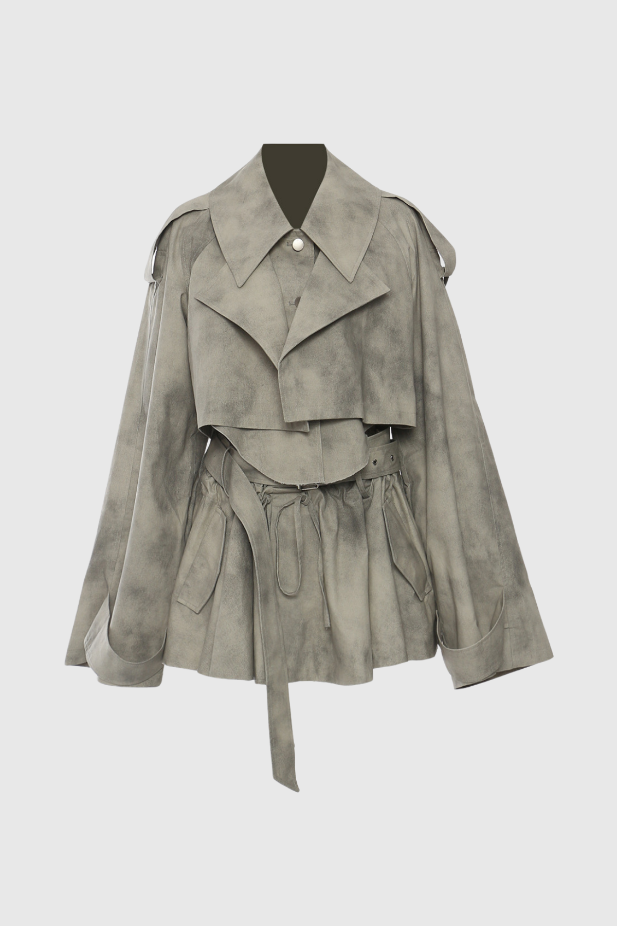 Aylani Kamuflaj Desenli Parçalı Etek Takımı