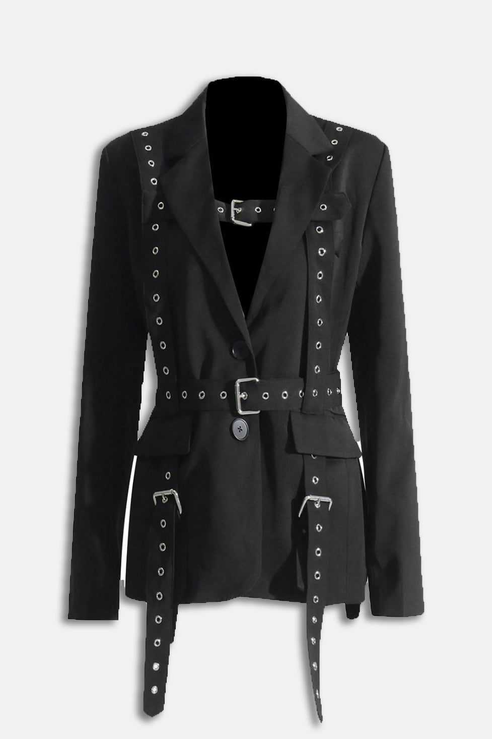 Blake Belt Embellished Blazer
