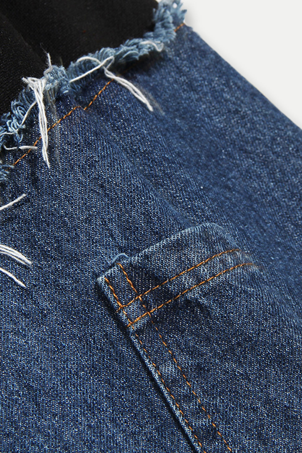 Clara Asimetrik Denim Üst
