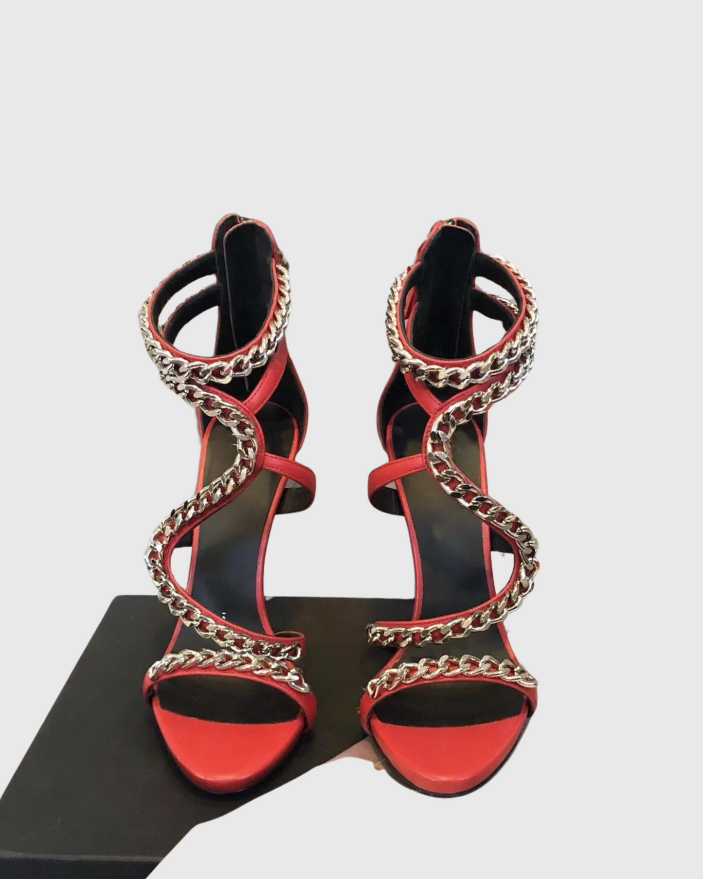 Lisa Chain Strap Topuklu Ayakkabı