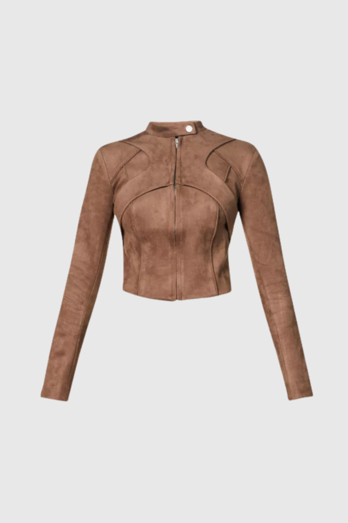 John Cross Bodycon Uzun Kollu Üst