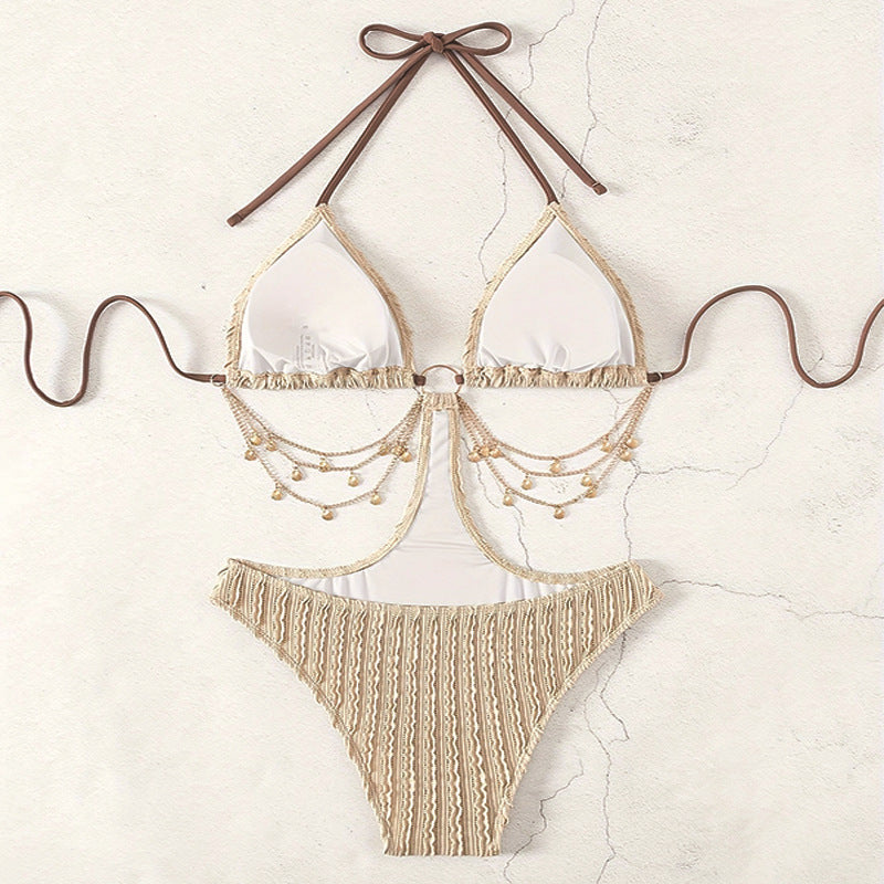 Forbidden Tan Tek Parça Mayo