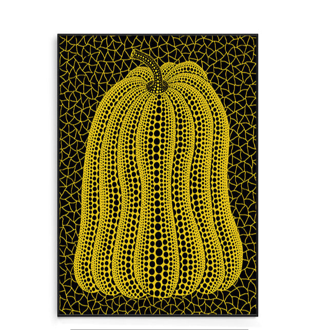 Yayoi Kusama balkabağı duvar resmi