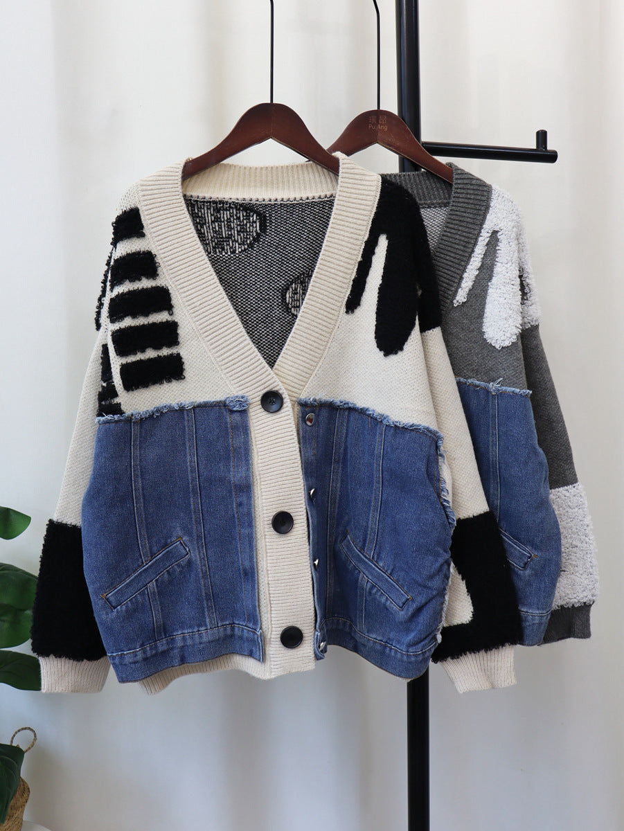 Prism Ember Patchwork Hırka