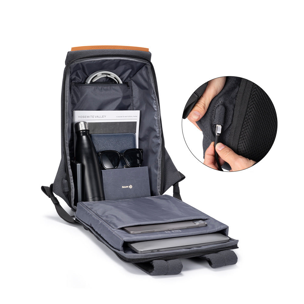 The Luzz USB şarj bilgisayar sırt çantası