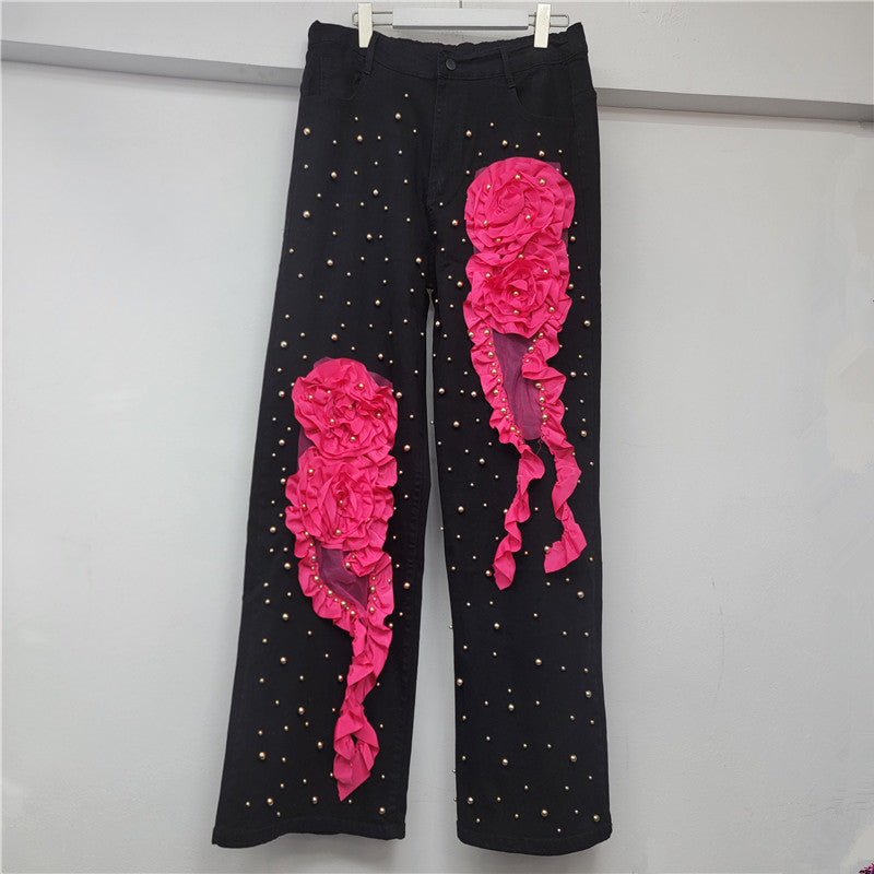 Wonx Girls Tasarım yelek + kot pantolon takımı