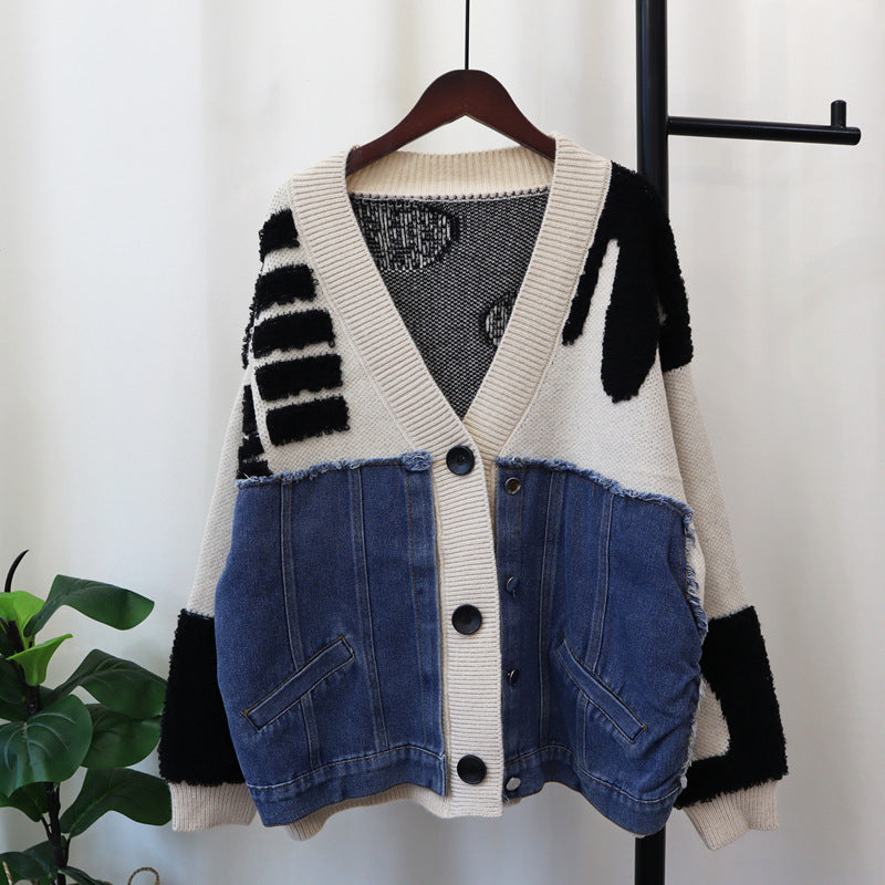 Prism Ember Patchwork Hırka