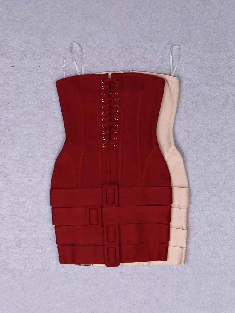 Velvet Relic Mini Bandaj Elbise