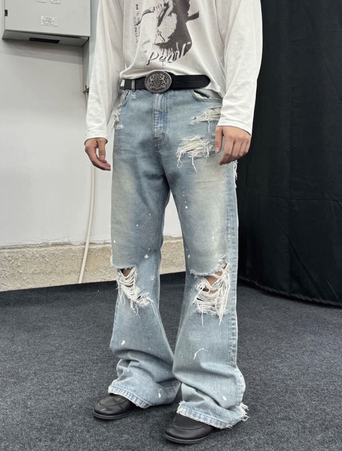 Jue Boys kot pantolon