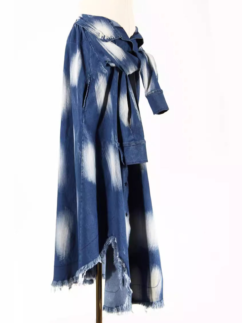 Runaway Sugar Püskül Detay Denim Etek