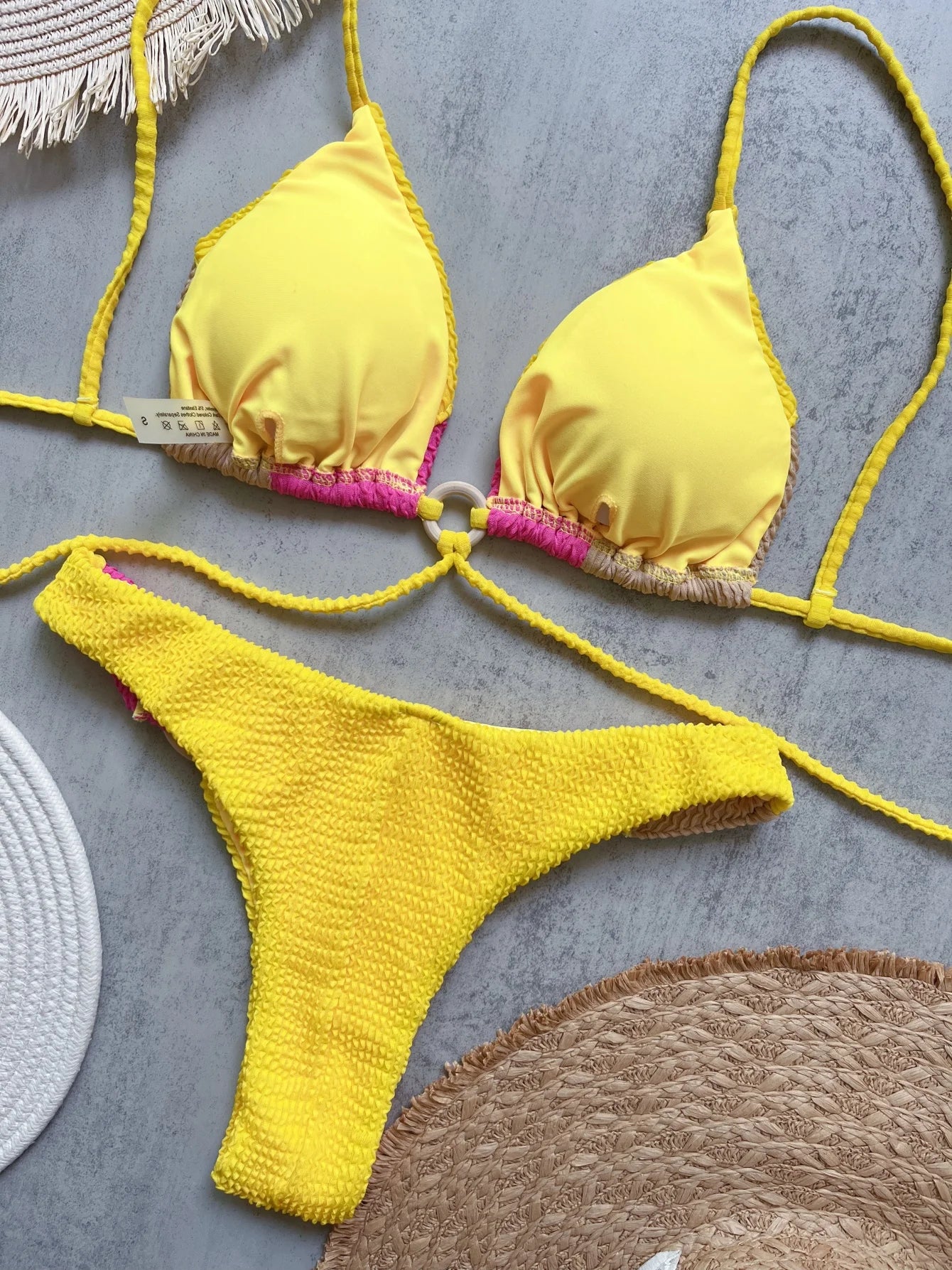 Azure Envy Neon Bikini Seti