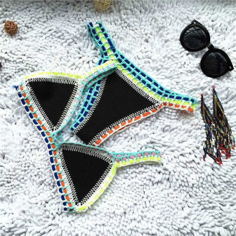 Wild Orchid Neopren Bikini Takımı