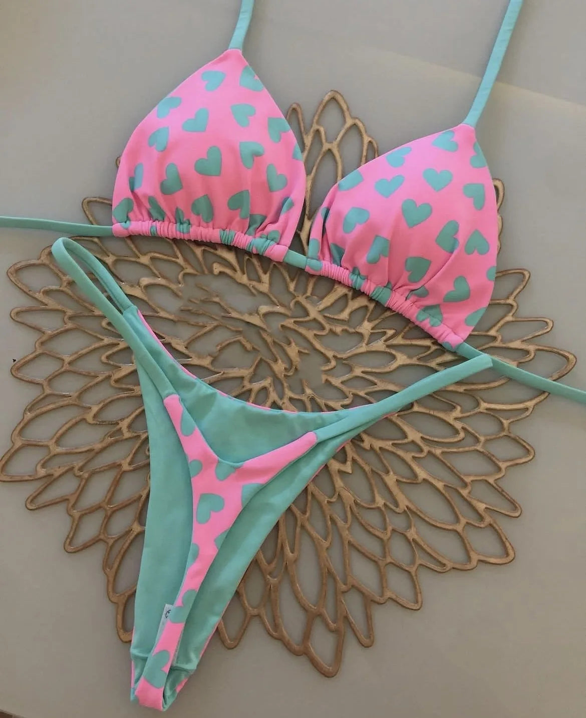 Neon Oasis İki Parça Brezilya Model Bikini