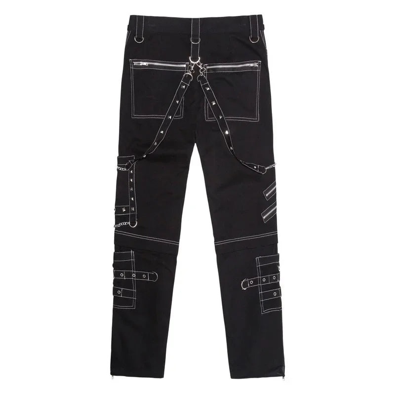 Men's Punk Rock Bondage Pantolon