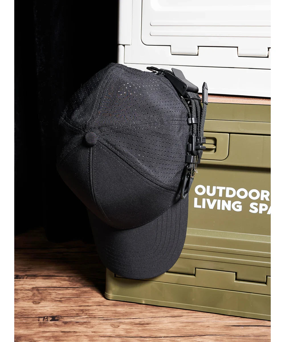 Plain Black Adjustable Cap