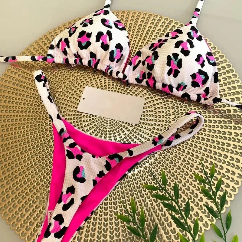 Neon Oasis İki Parça Brezilya Model Bikini
