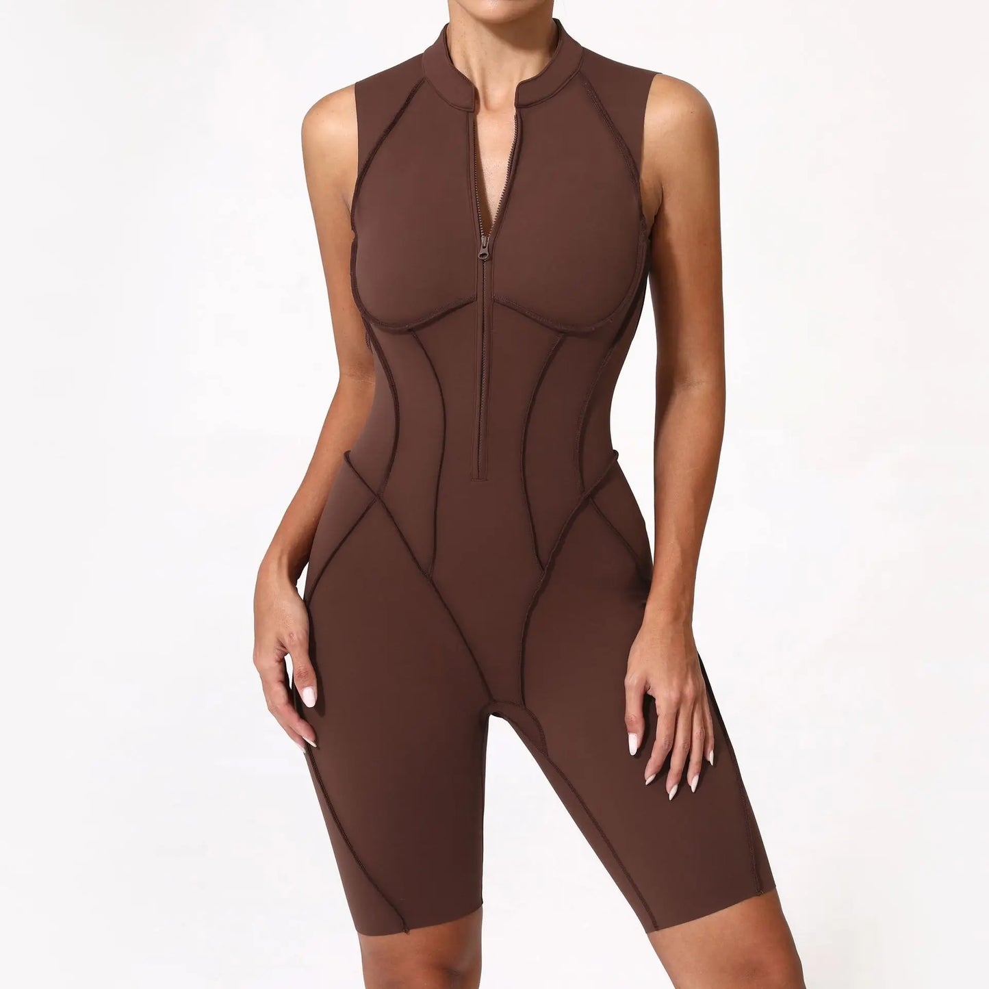 Dare2Luzz Dikişsiz Kısa Spor Tulum