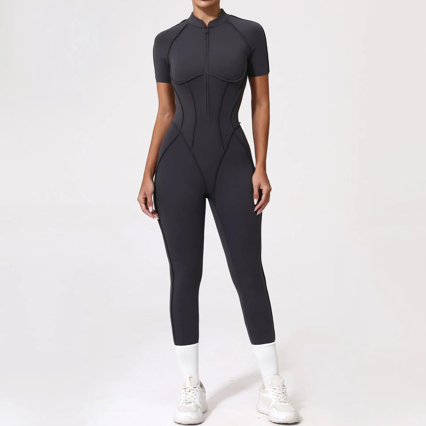 Dare2Luzz Dikişsiz Kısa Spor Tulum