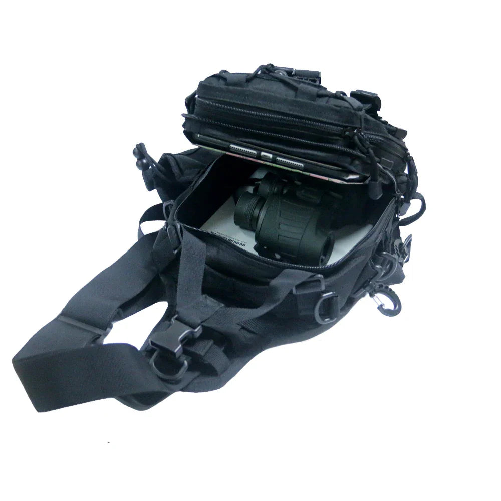 Multi Buckles Style Crossbody Bag