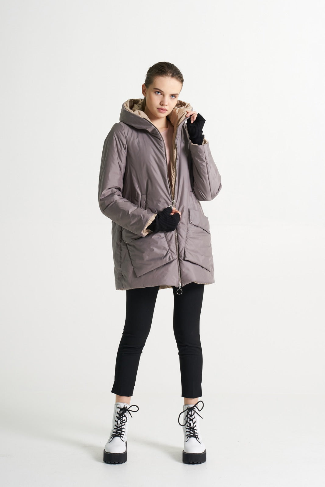 Rosa Vonka Kapüşonlu Ceket