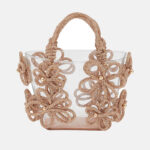 Lunar Thread Şeffaf Kelebek Fiyonklu Tote Çanta