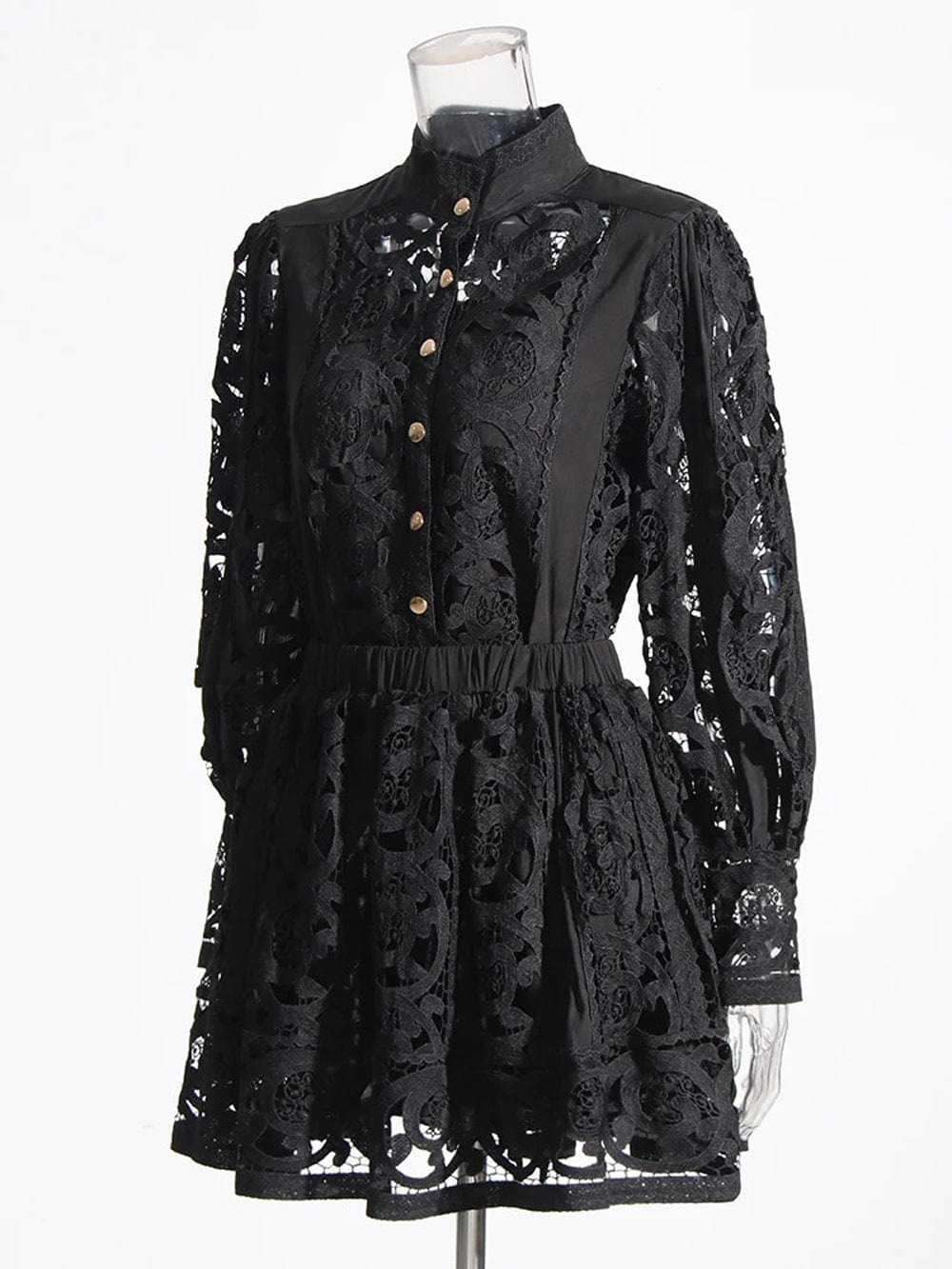 Dusky Relic Dantelli Gömlek ve Etek Takımı