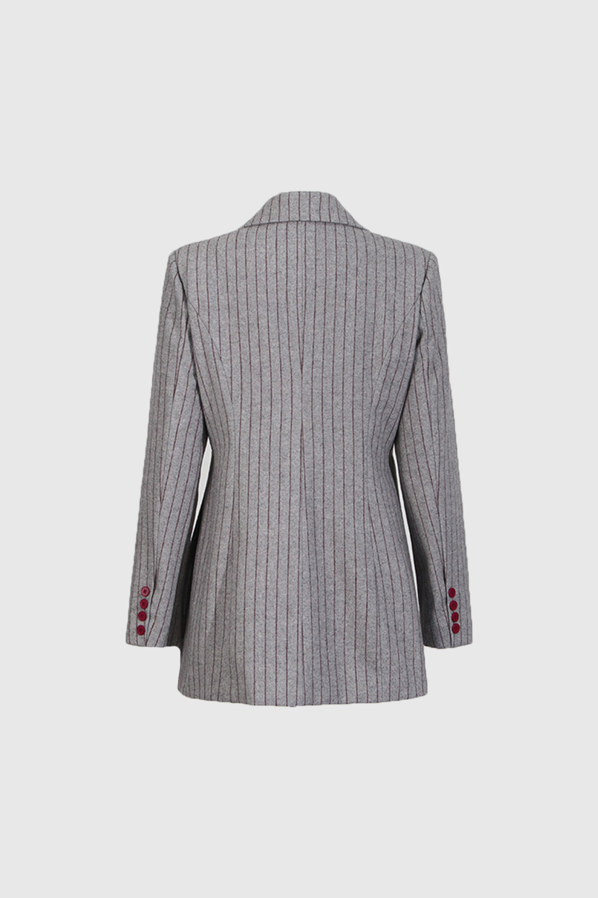 Agost Çizgili Asimetrik Blazer