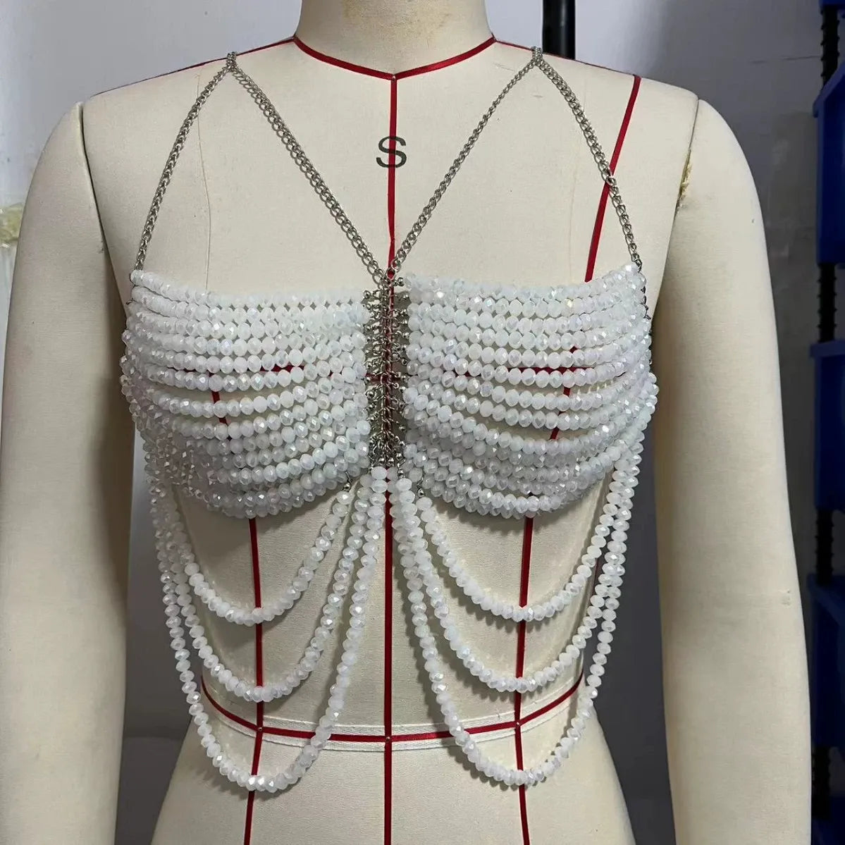 Silk Orbit Boncuk Bra