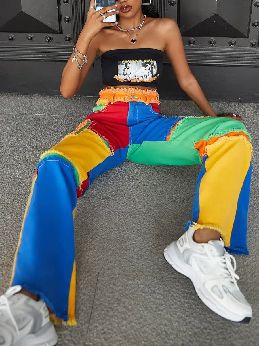 Carnaval De Colores Kot Pantolon