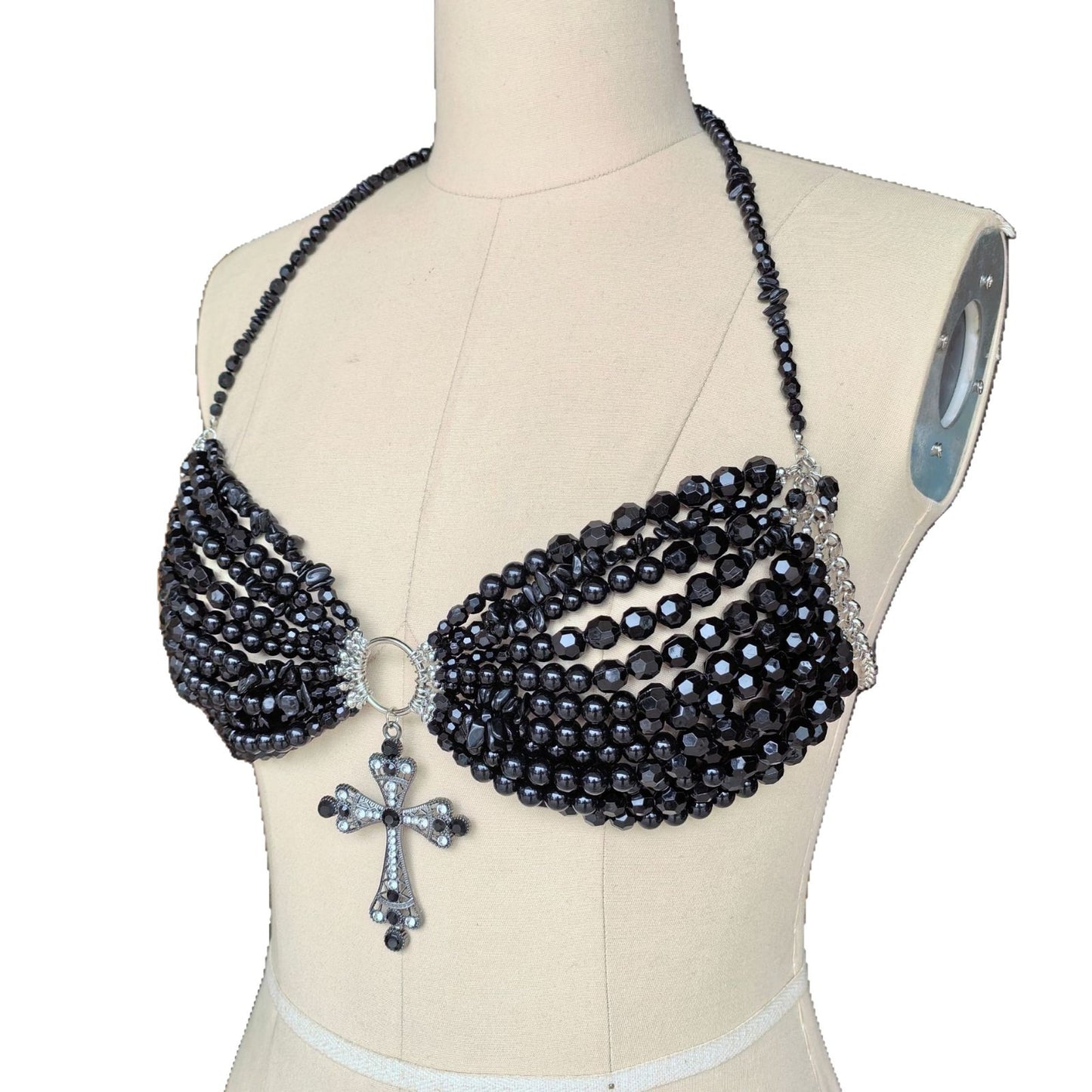 Cross Hang Boncuk Bra