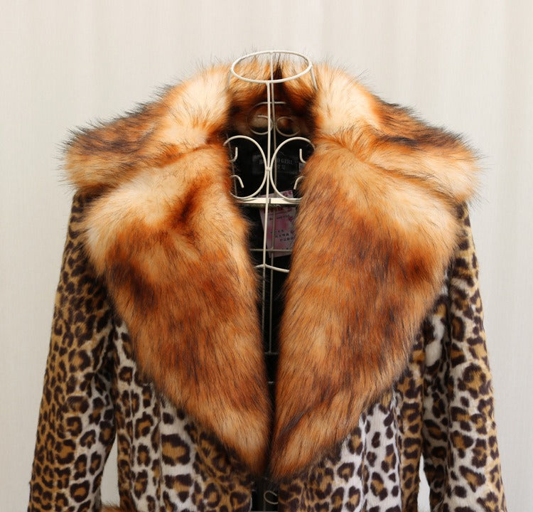 Luxe Leopard Suni Kürk