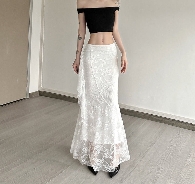 Mirage Lace Dantel Detaylı Etek