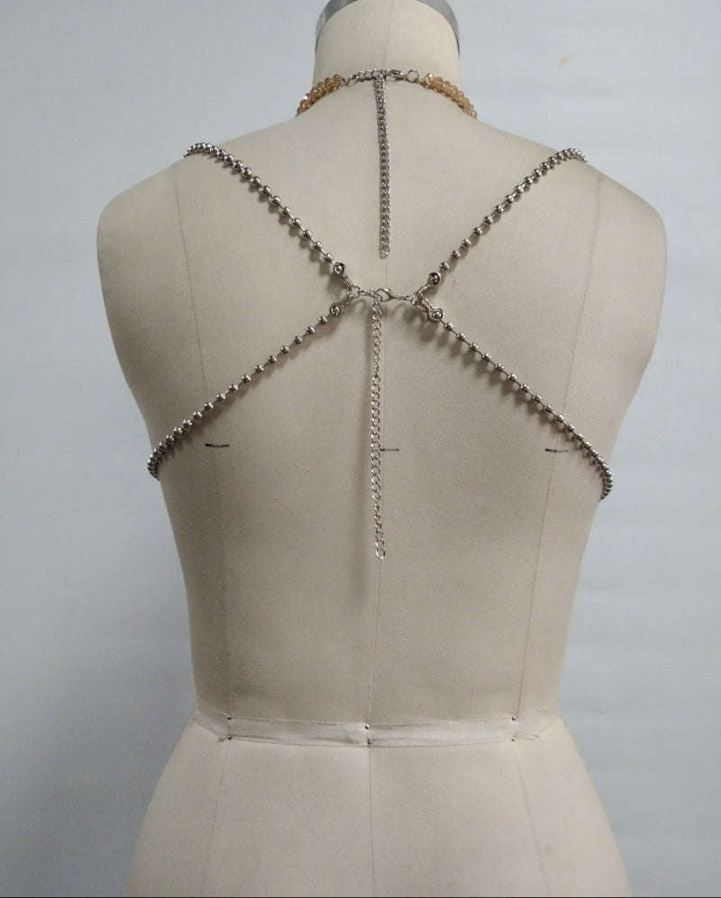 Blush Cage Boncuk Bra