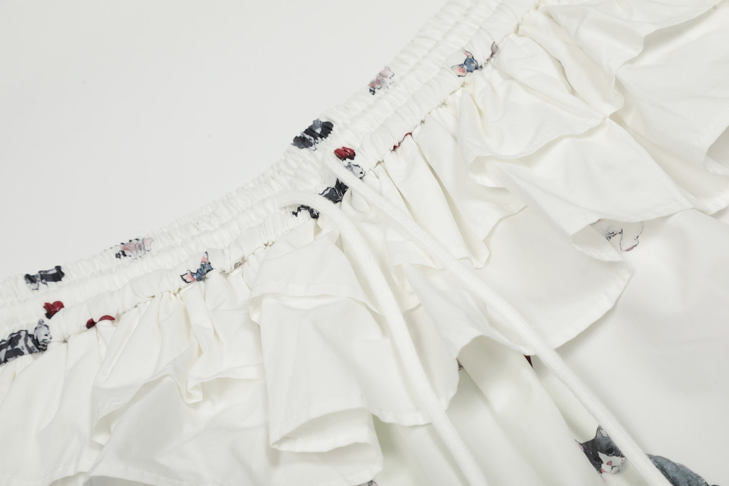 Concrete Curl Baskılı Baggy Pantolon