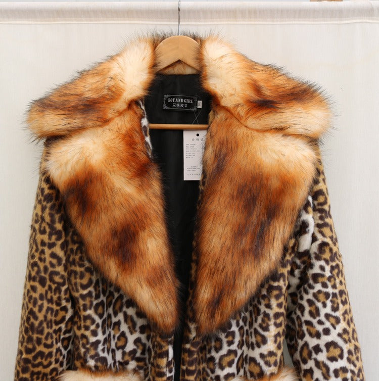 Luxe Leopard Suni Kürk