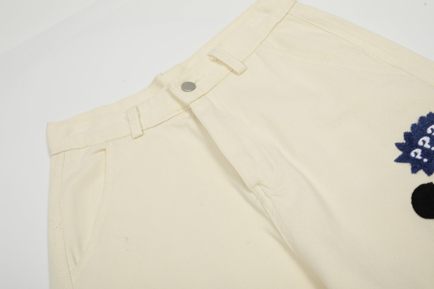 Gingham Ghost Nakışlı Pantolon