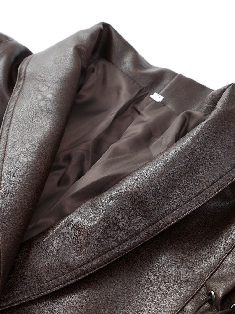 Lunar Silk Suni Deri Ceket