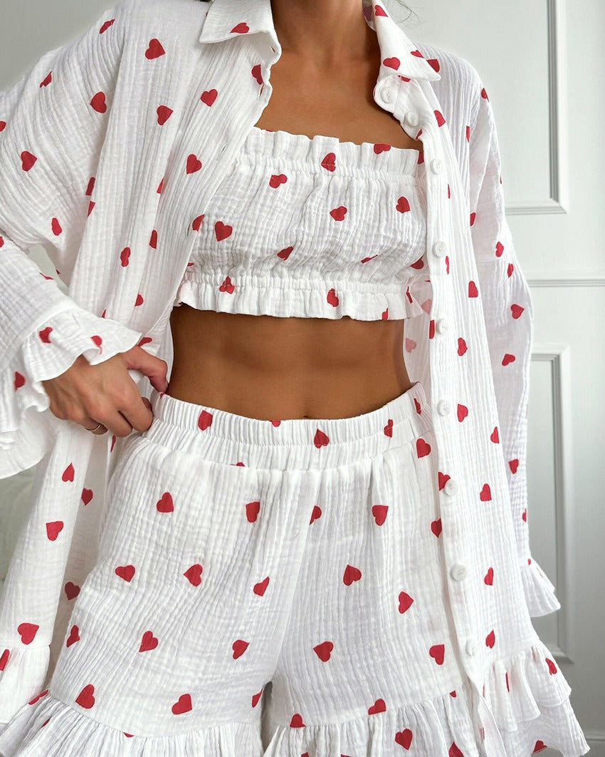 Heart On Cloud Pijama Takımı