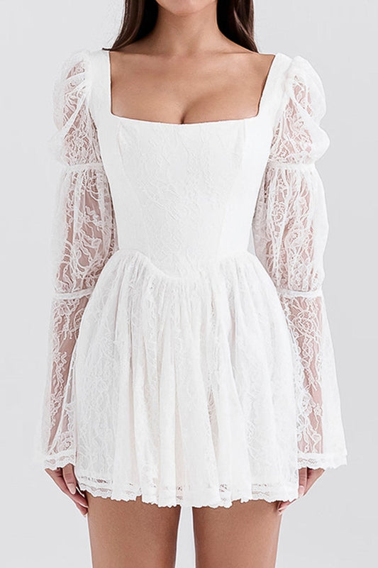 Bloom Riot Dantelli Mini Elbise