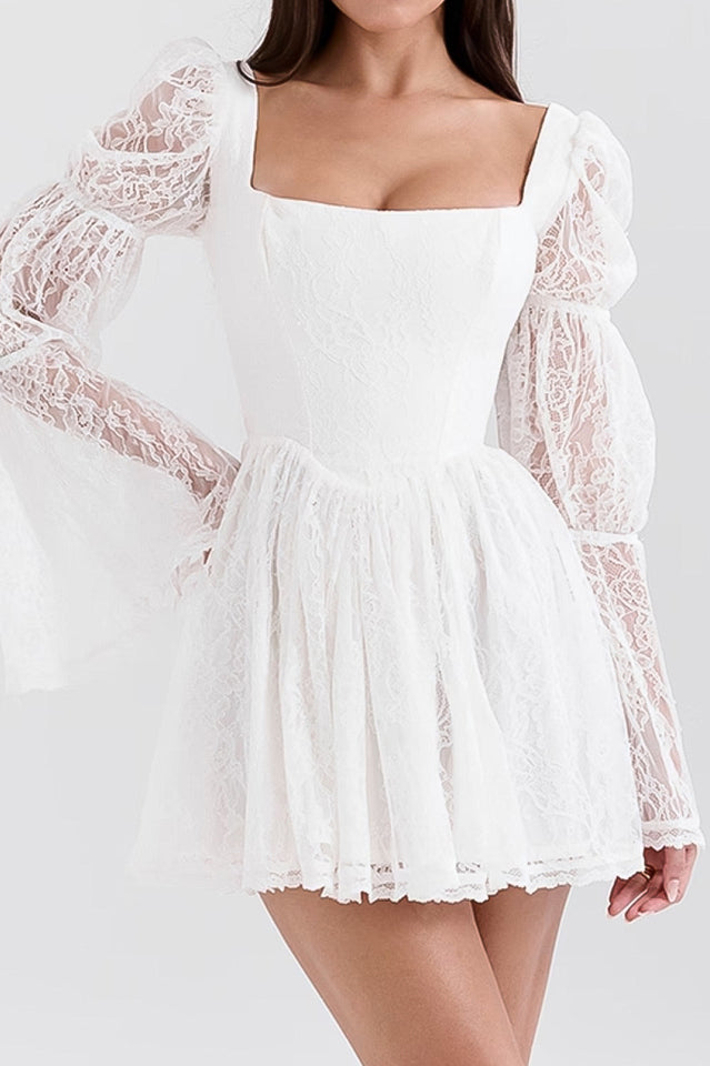 Bloom Riot Dantelli Mini Elbise