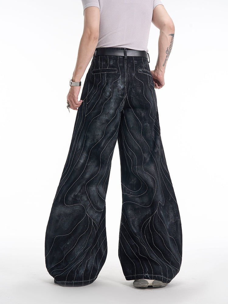 Onyx Flared Denim Pants